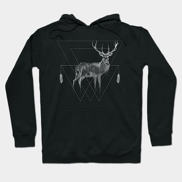 SPIRIT OF THE DEER Hoodie by KARMADESIGNER T-SHIRT SHOP